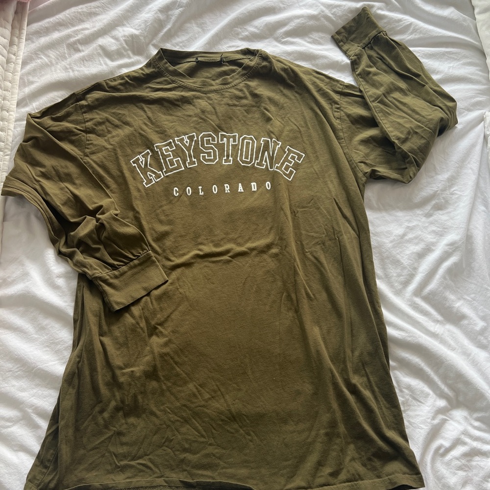 Oversized 100% Cotton Long-sleeve Graphic T (L/XL)